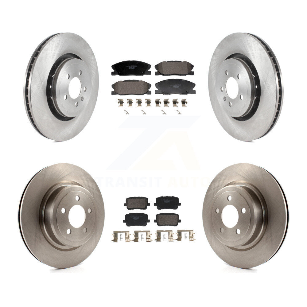 [Avant et Arrière] Disque et plaquette de frein pour Dodge Charger With 370mm Diameter Rotor K8T-104434
