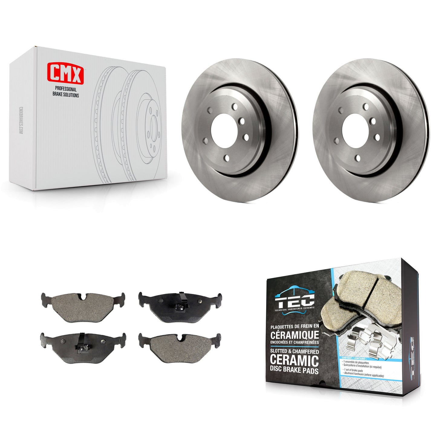 [Arrière] Disque et plaquette de frein pour 2001-2005 BMW 320i With 320mm Diameter Rotor K8T-104438