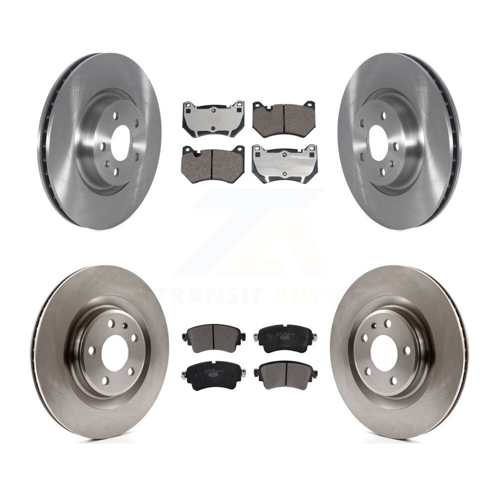 [Avant et Arrière] Disque et plaquette de frein pour 2018 Audi Q5 With Brembo Calipers K8T-104465