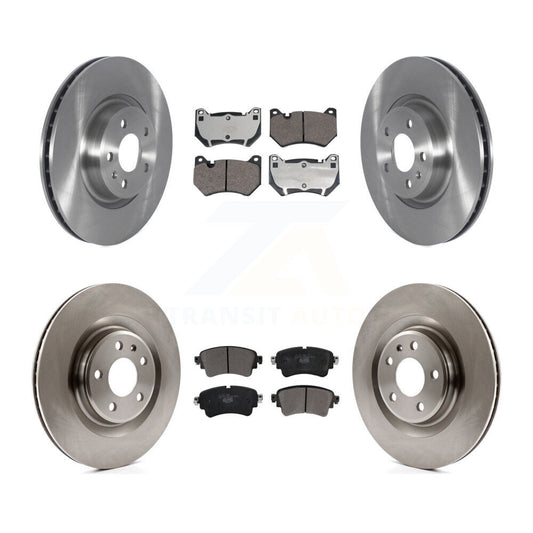 [Avant et Arrière] Disque et plaquette de frein pour 2018 Audi Q5 With Brembo Calipers K8T-104465