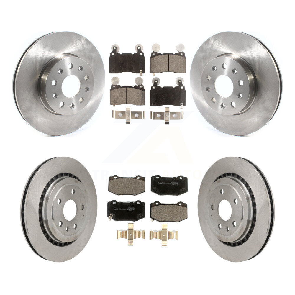 [Avant et Arrière] Disque et plaquette de frein pour 2016 Chevrolet Camaro With Brembo Brakes K8T-104466