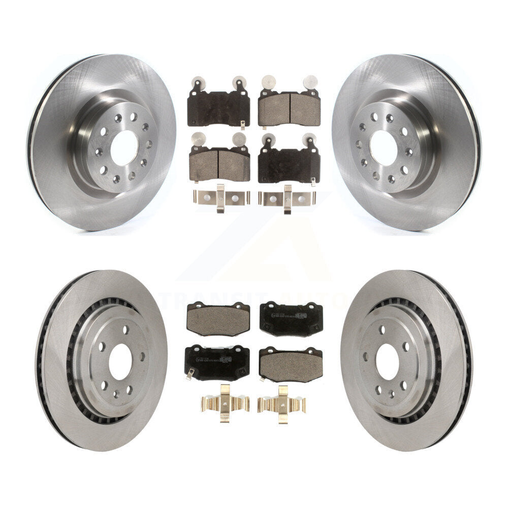 [Avant et Arrière] Disque et plaquette de frein pour 2016 Chevrolet Camaro With Brembo Brakes K8T-104467