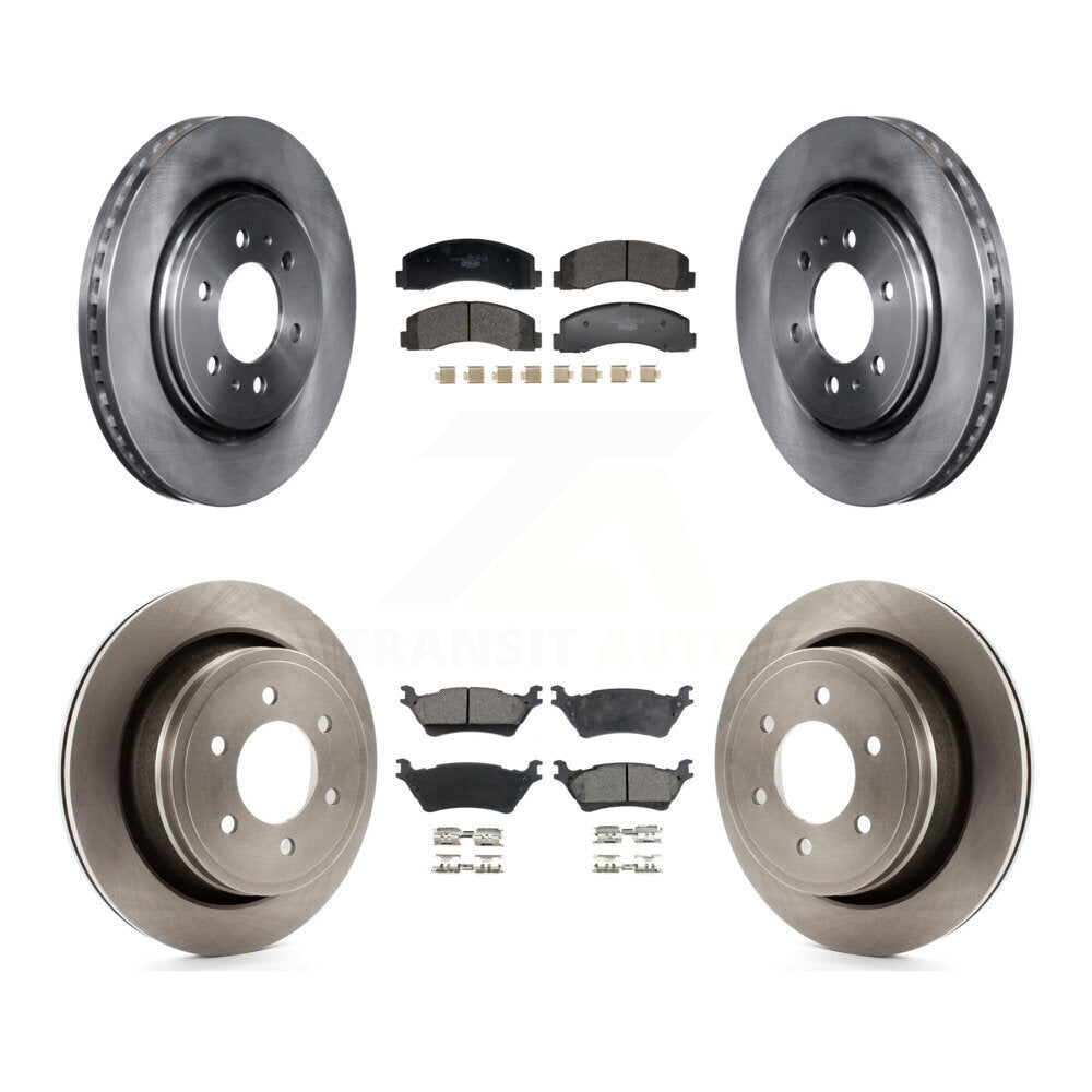 [Avant et Arrière] Disque et plaquette de frein pour 2018-2020 Ford F-150 With Manual Parking K8T-104473