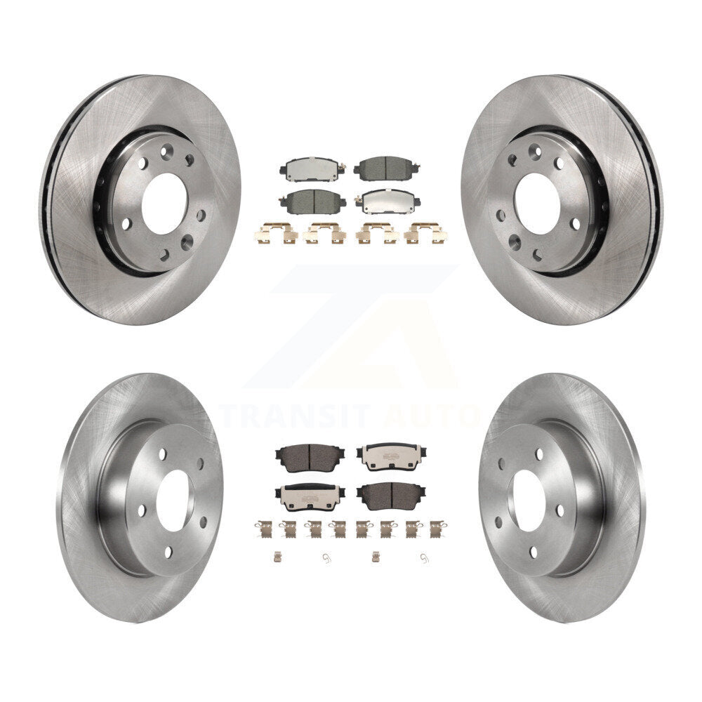 [Avant et Arrière] Disque et plaquette de frein pour 21-23 Nissan Kicks SV SR with Disc rear brakes K8T-104477