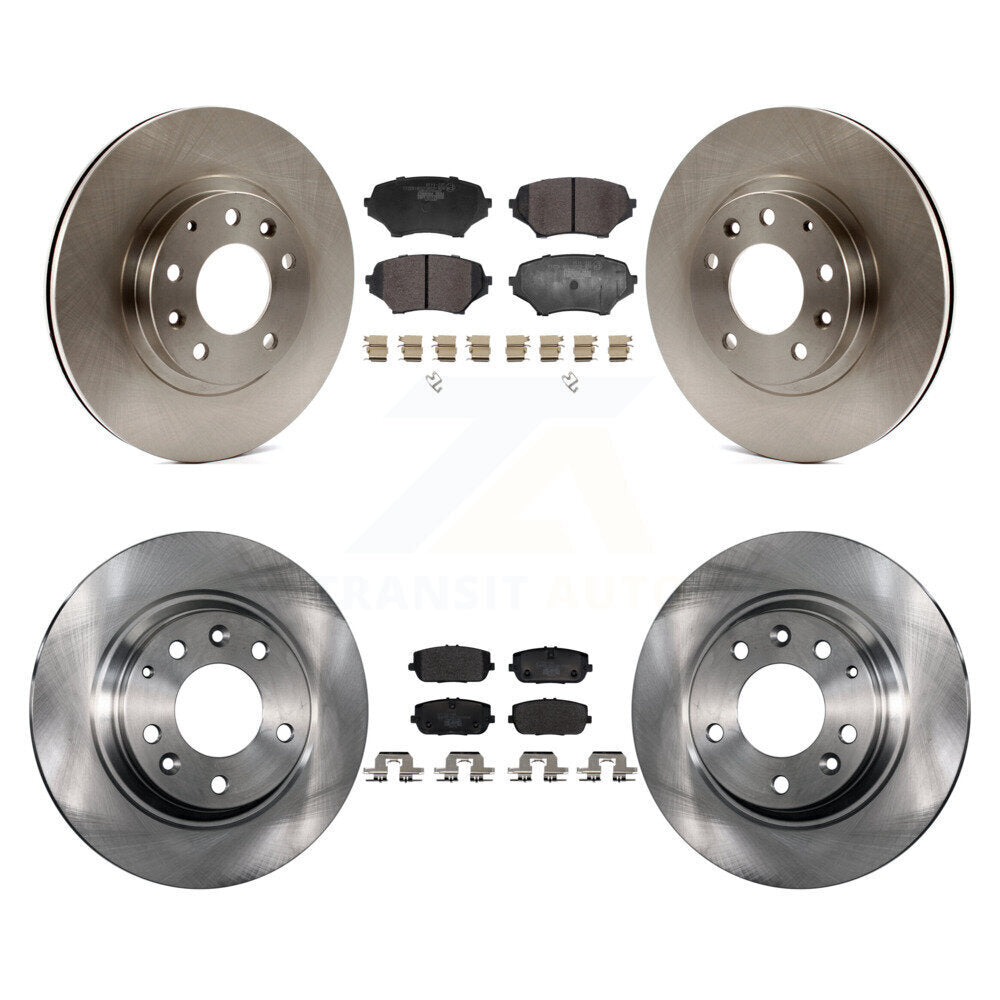 [Avant et Arrière] Disque et plaquette de frein pour 2006-2015 Mazda MX-5 Miata K8T-104485