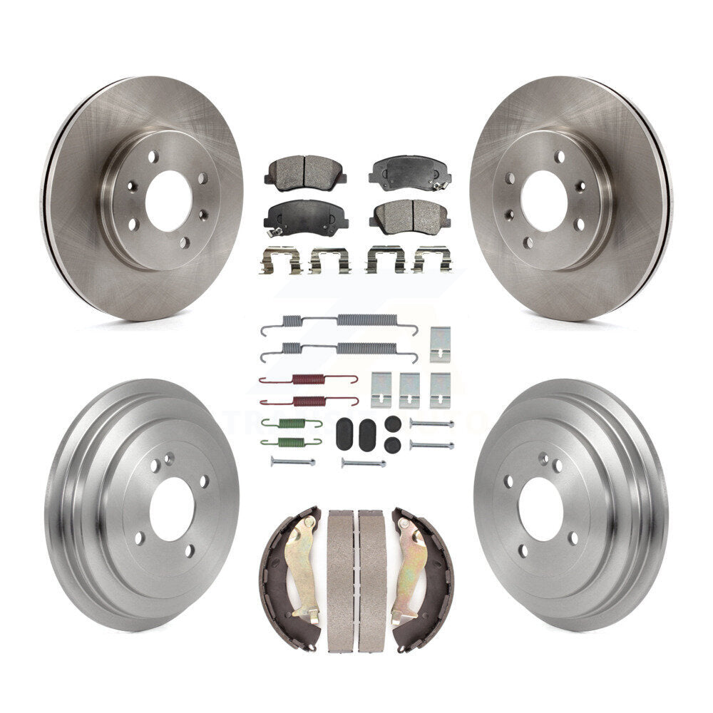 [Avant et Arrière] Disque et plaquette de frein pour 2012-2017 Hyundai Accent K8T-104536