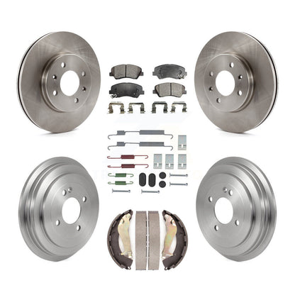 [Avant et Arrière] Disque et plaquette de frein pour 2012-2017 Hyundai Accent K8T-104536