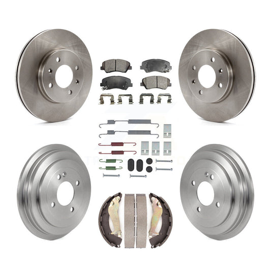 [Avant et Arrière] Disque et plaquette de frein pour 2012-2017 Hyundai Accent K8T-104536