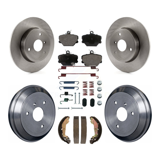 [Avant et Arrière] Disque et plaquette de frein pour Smart Fortwo K8T-104541