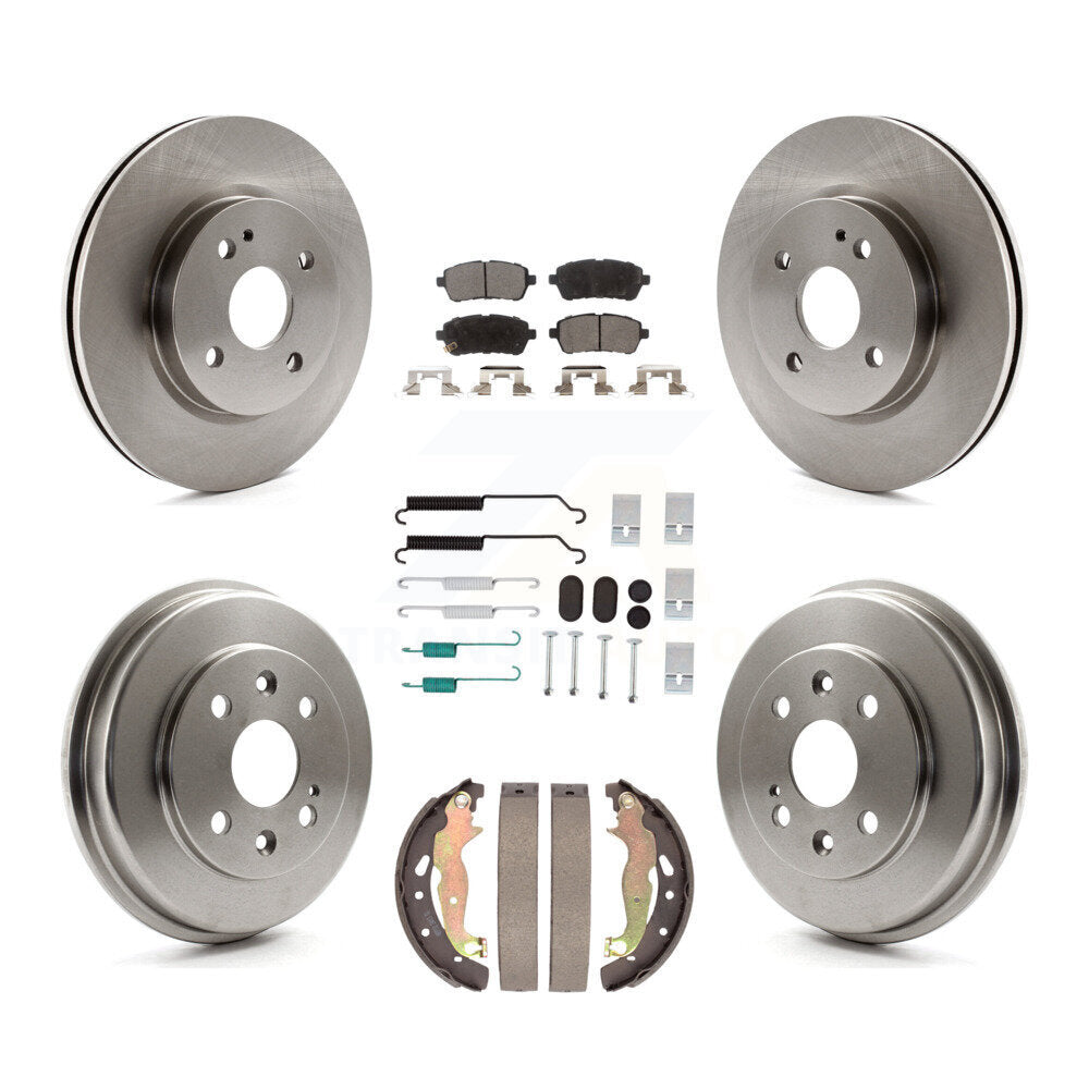 [Avant et Arrière] Disque et plaquette de frein pour 2011-2014 Mazda 2 K8T-104542