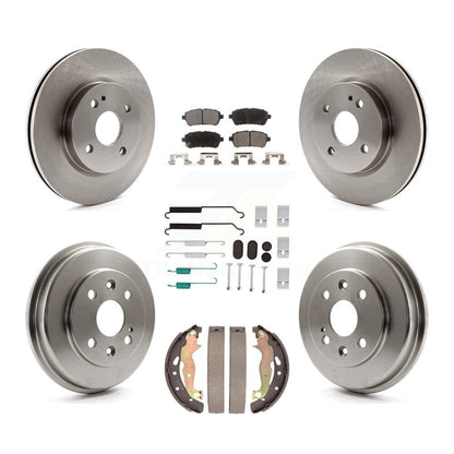 [Avant et Arrière] Disque et plaquette de frein pour 2011-2014 Mazda 2 K8T-104542