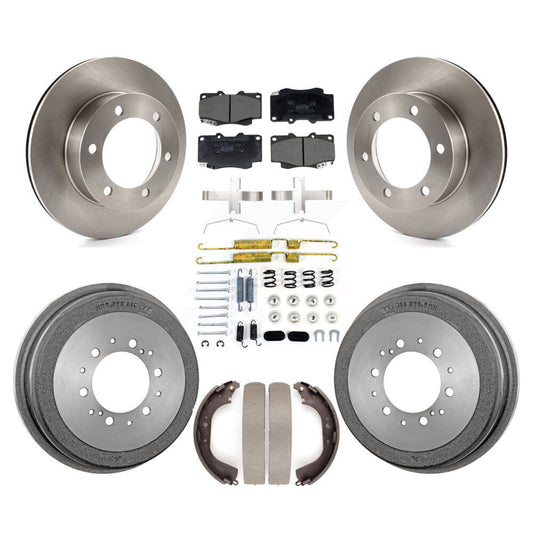 [Avant et Arrière] Disque et plaquette de frein pour Toyota Tacoma With 6 Lug Wheels K8T-104546