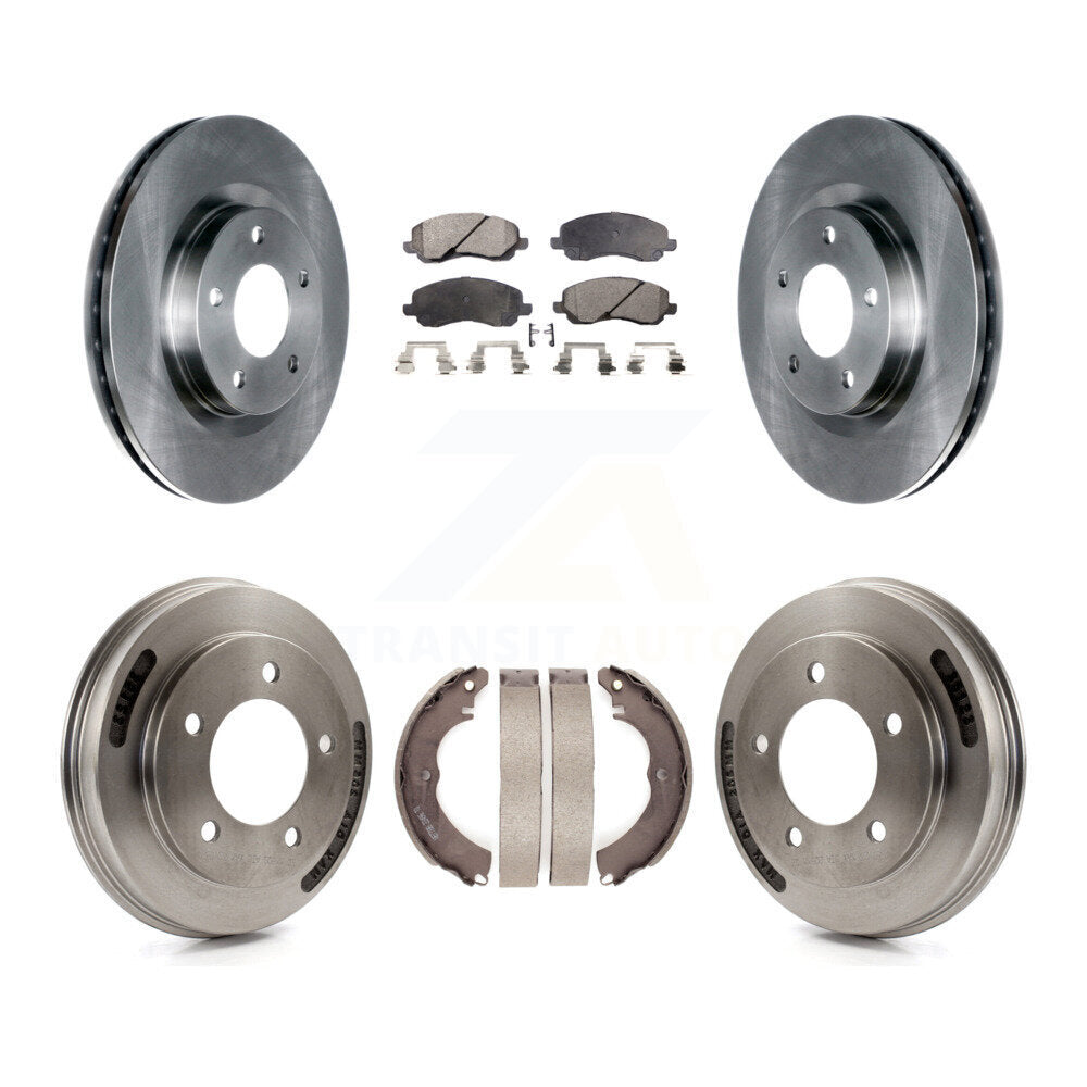 [Avant et Arrière] Disque et plaquette de frein pour 2008-2009 Mitsubishi Lancer GTS K8T-104554