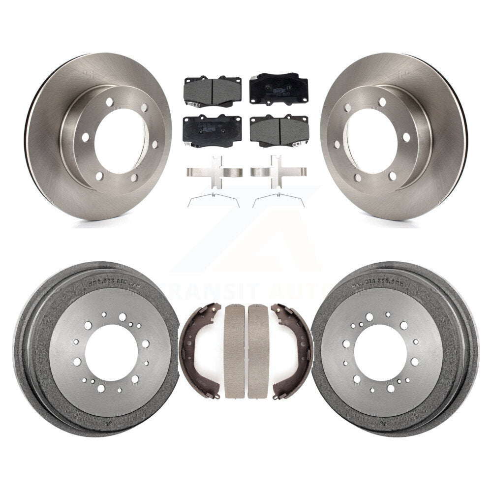 [Avant et Arrière] Disque et plaquette de frein pour 2000-2002 Toyota Tacoma With 6 Lug Wheels K8T-104558