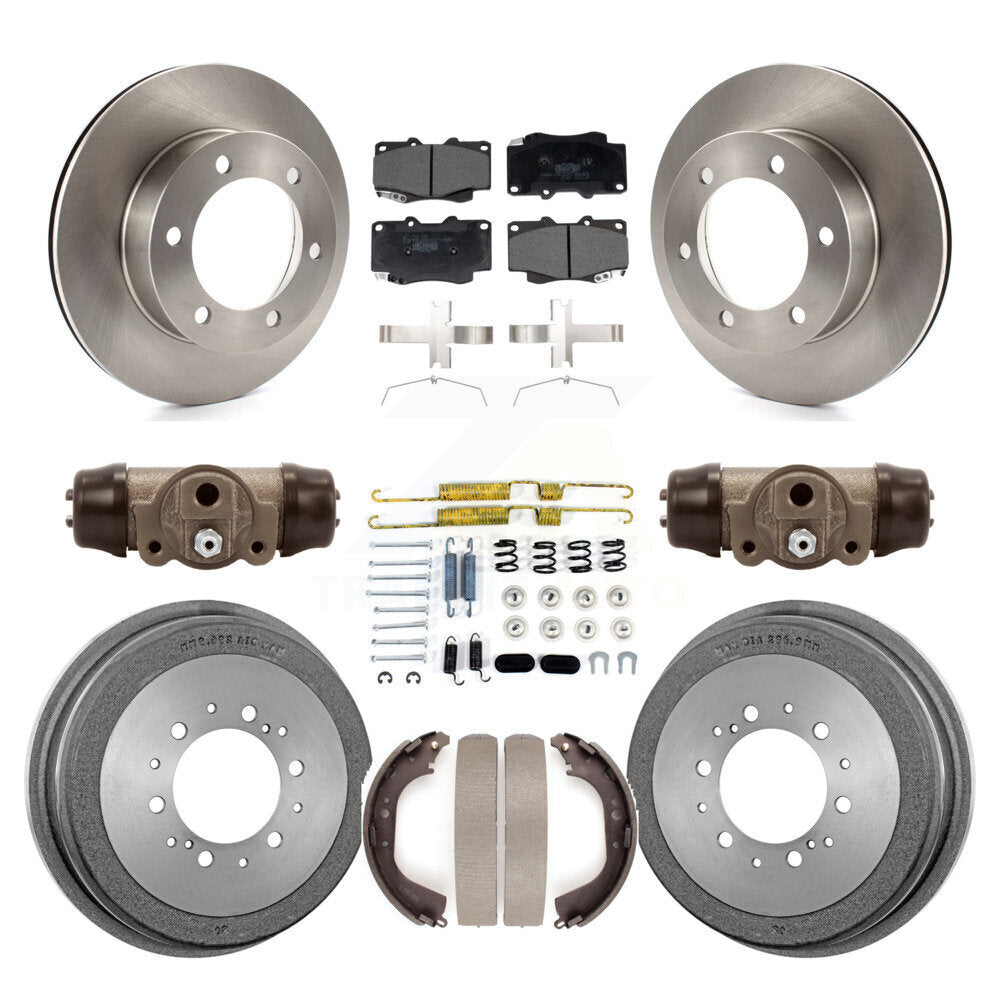 [Avant et Arrière] Disque et plaquette de frein pour Toyota Tacoma With 6 Lug Wheels K8T-104568