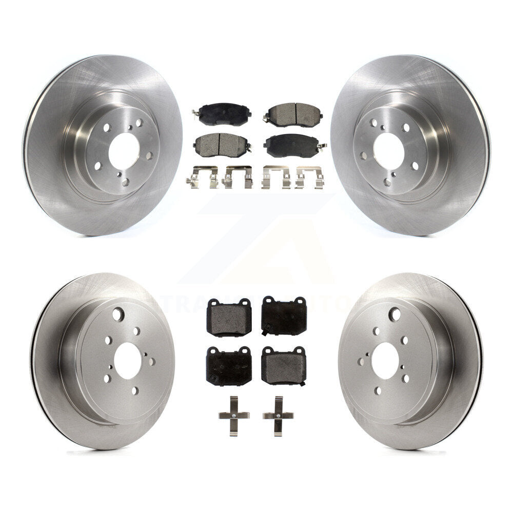 [Avant et Arrière] Disque et plaquette de frein pour 2017 Subaru BRZ Without Brembo Brakes K8T-104624