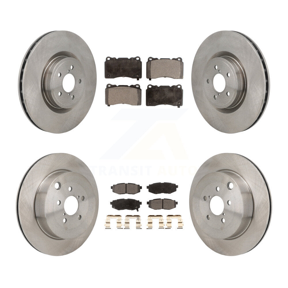 [Avant et Arrière] Disque et plaquette de frein pour 2017 Subaru BRZ Base With Brembo Brakes K8T-104625