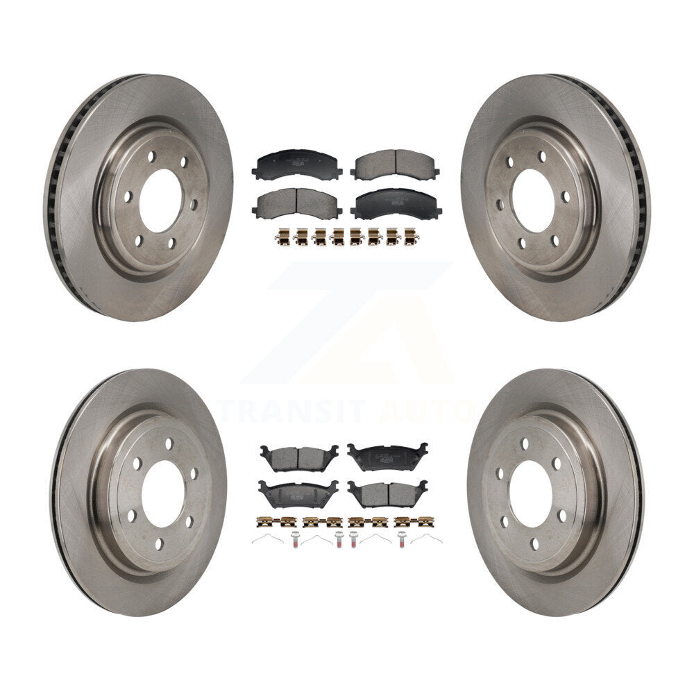 [Avant et Arrière] Disque et plaquette de frein pour Ford F-150 Expedition Lincoln Navigator K8T-104639