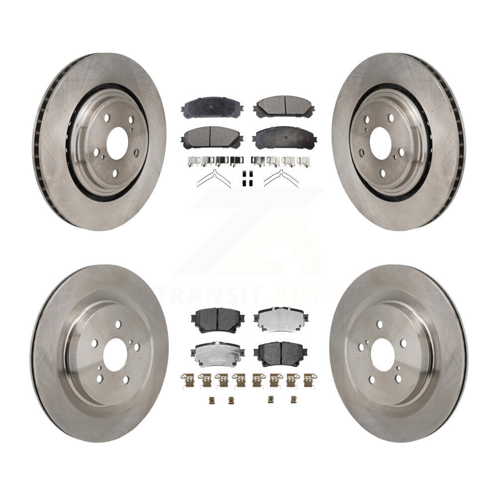 [Avant et Arrière] Disque et plaquette de frein pour 2020-2022 Toyota Highlander K8T-104658