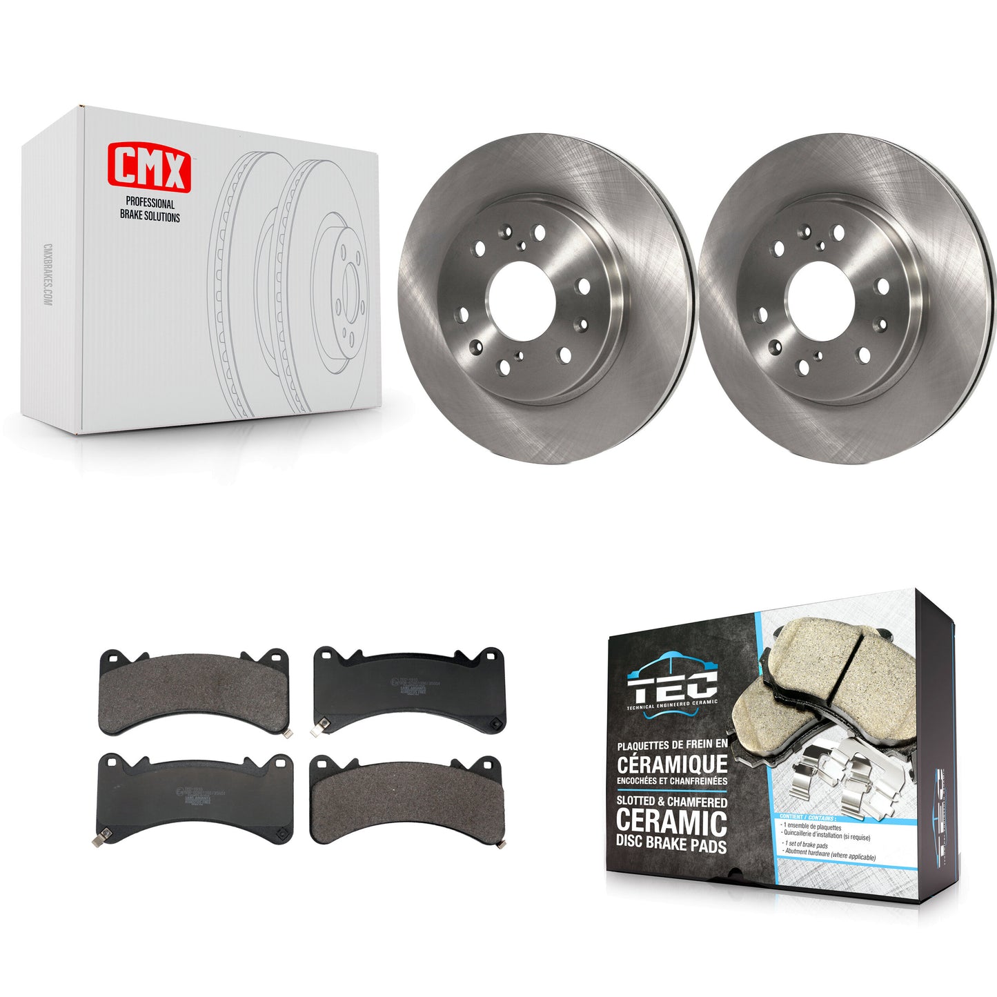 [Avant] Disque et plaquette de frein pour GMC Sierra 1500 Chevrolet Silverado Yukon Cadillac K8T-104739