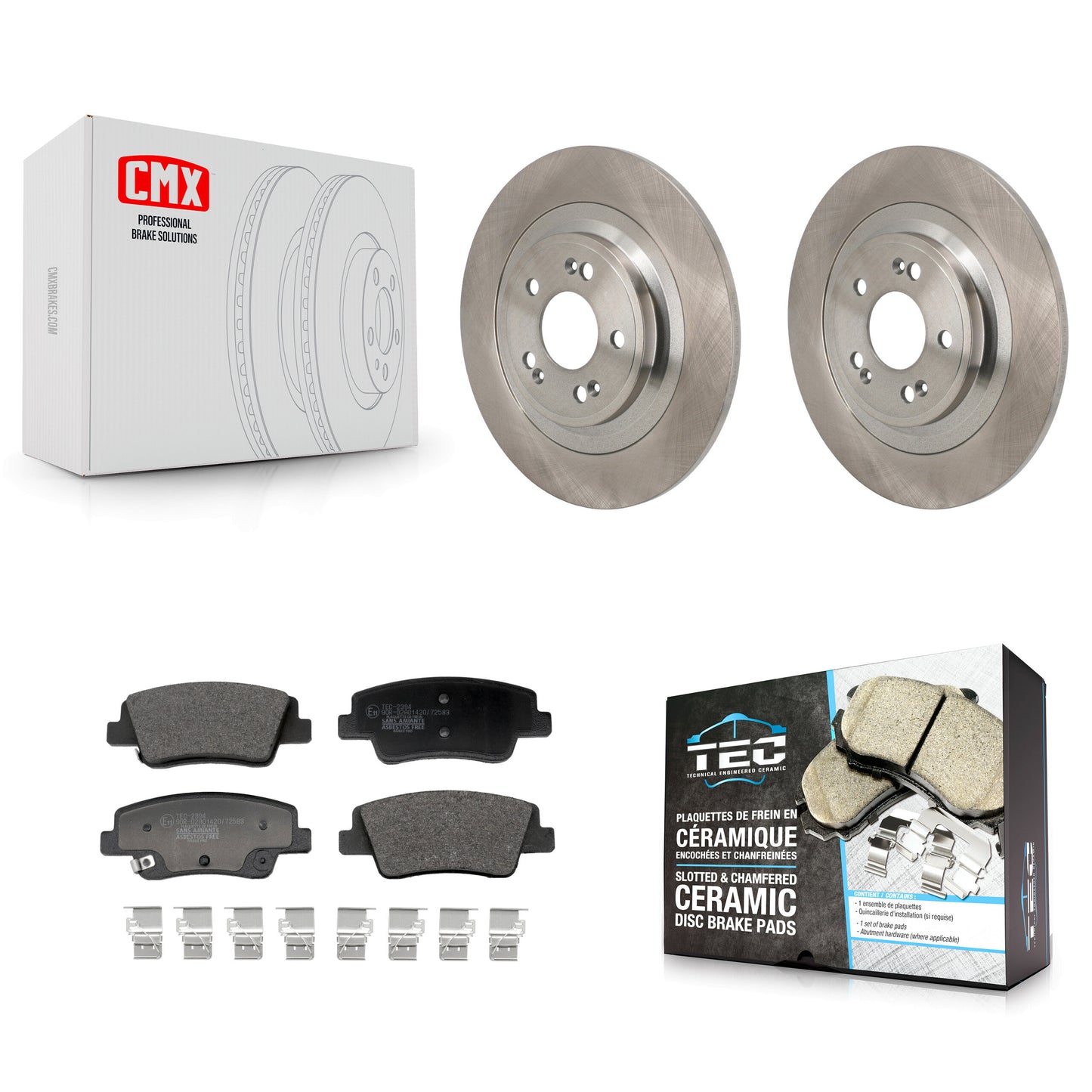 [Arrière] Disque et plaquette de frein pour Hyundai Ioniq 5 Genesis Kia EV6 GV70 6 GV60 G80 K8T-104766