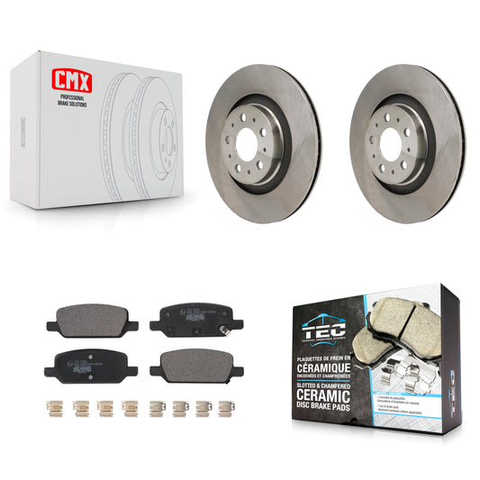 [Arrière] Disque et plaquette de frein pour 2020-2022 Tesla Y With Gray Painted Calipers K8T-104767