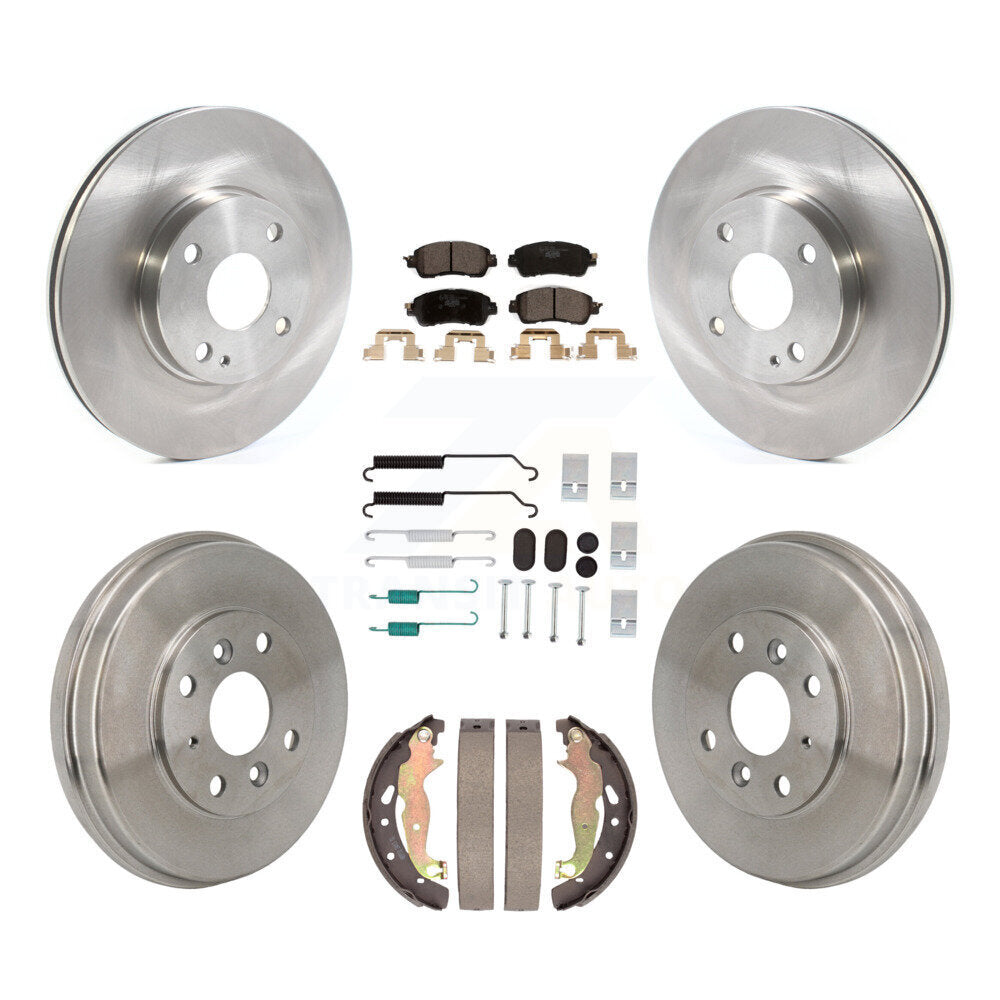 [Avant et Arrière] Disque et plaquette de frein pour Toyota Yaris iA Scion K8T-104811
