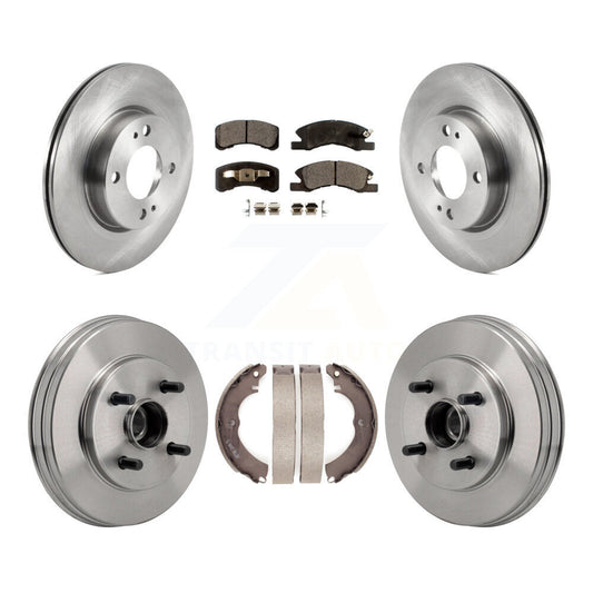 [Avant et Arrière] Disque et plaquette de frein pour Mitsubishi Mirage G4 With 1 Mounting Hole K8T-104812