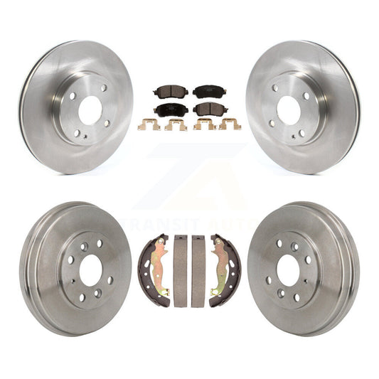[Avant et Arrière] Disque et plaquette de frein pour Toyota Yaris iA Scion K8T-104815