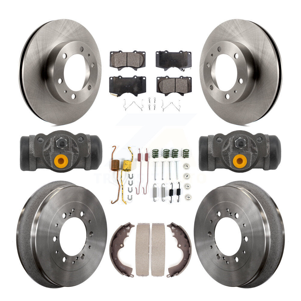 [Avant et Arrière] Disque et plaquette de frein pour Toyota Tacoma With 6 Lug Wheels K8T-104830