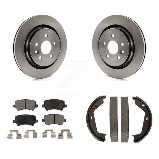 [Arrière] Disque et plaquette de frein pour 07-09 Volvo S80 AWD With Vented Rotor K8T-105457