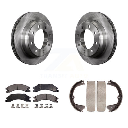 [Arrière] Disque et plaquette de frein pour Ford E-350 Super Duty E-250 E-150 K8T-105558