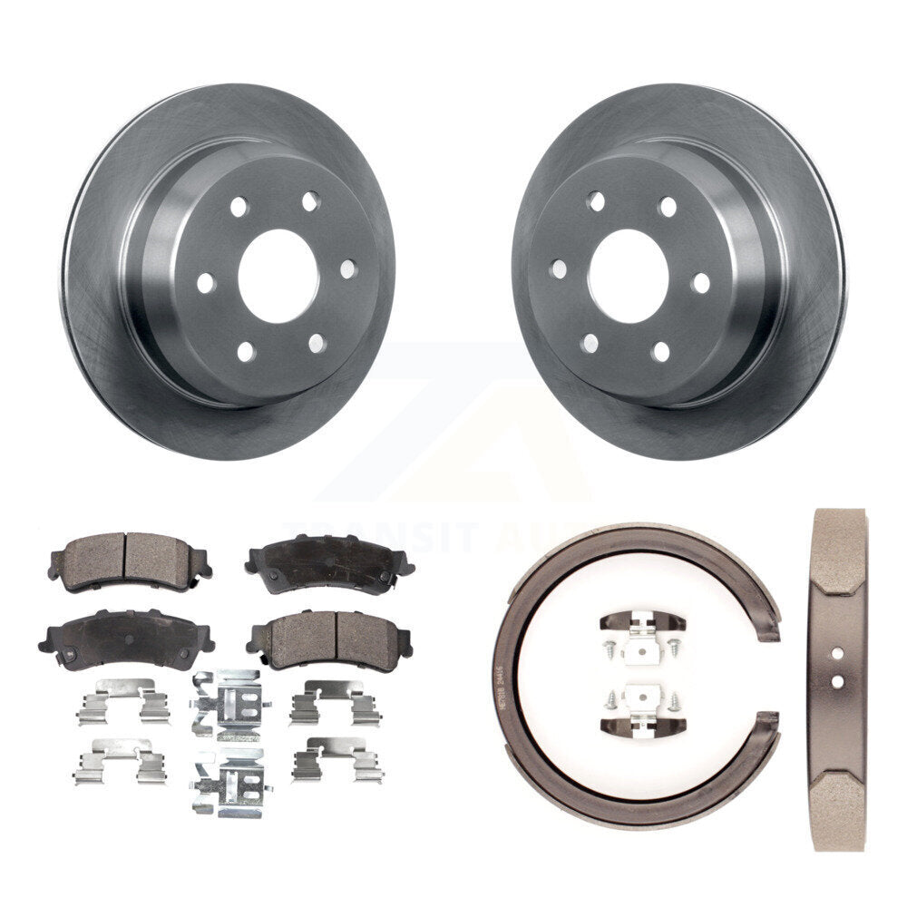 [Arrière] Disque et plaquette de frein pour Chevrolet GMC Silverado 1500 Sierra K8T-105583