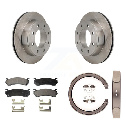 [Arrière] Disque et plaquette de frein pour GMC Chevrolet Silverado 1500 HD 2500 K8T-105588