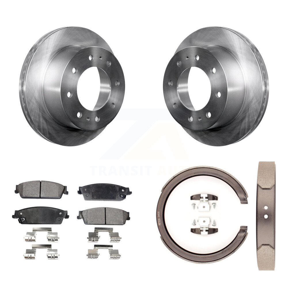[Arrière] Disque et plaquette de frein pour 2011 Chevrolet Silverado 1500 Hybrid K8T-105596