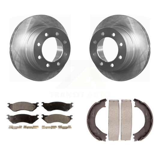 [Arrière] Disque et plaquette de frein pour 2003-2005 Dodge Ram 2500 3500 K8T-105617