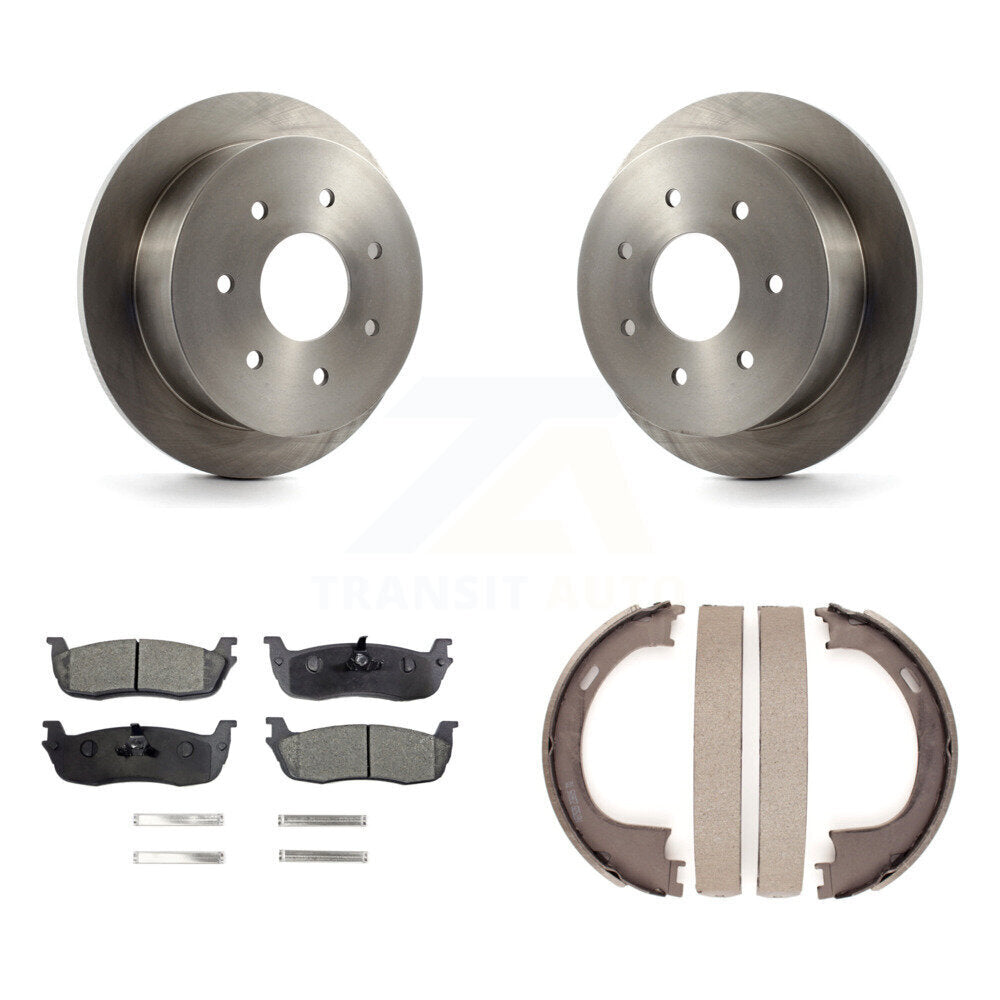 [Arrière] Disque et plaquette de frein pour Ford F-150 F-250 With 7 Lug Wheels K8T-105649