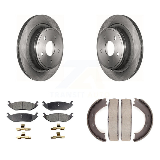[Arrière] Disque et plaquette de frein pour Dodge Ram 1500 Durango Chrysler Aspen K8T-105664