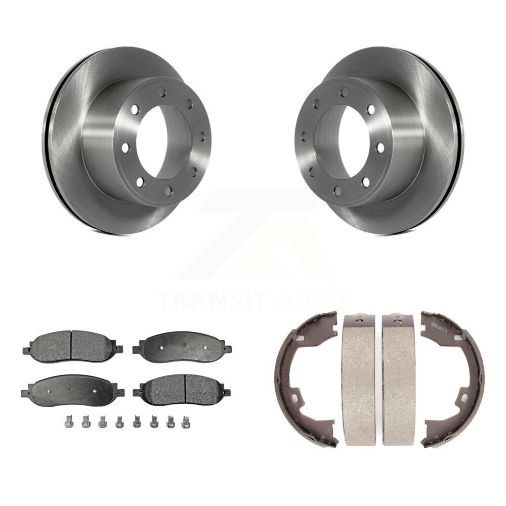 [Arrière] Disque et plaquette de frein pour 2005-2007 Ford F-350 Super Duty F-250 K8T-105726
