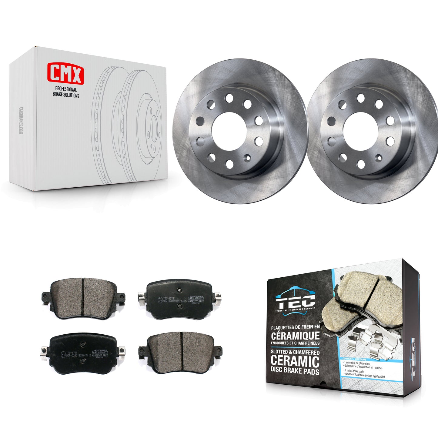 [Arrière] Disque et plaquette de frein pour 2015 Volkswagen Golf SportWagen K8T-105762