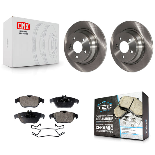 [Arrière] Disque et plaquette de frein pour 2010 Mercedes-Benz E350 Coupe With Solid Rotor K8T-105775