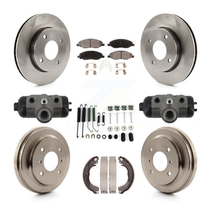[Avant et Arrière] Disque et plaquette de frein pour Nissan Versa Without 4 Wheel ABS K8T-105779