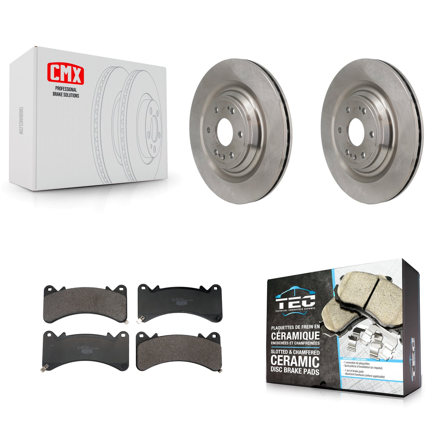 [Avant] Disque et plaquette de frein pour GMC Sierra 1500 Chevrolet Silverado Tahoe Limited K8T-105784