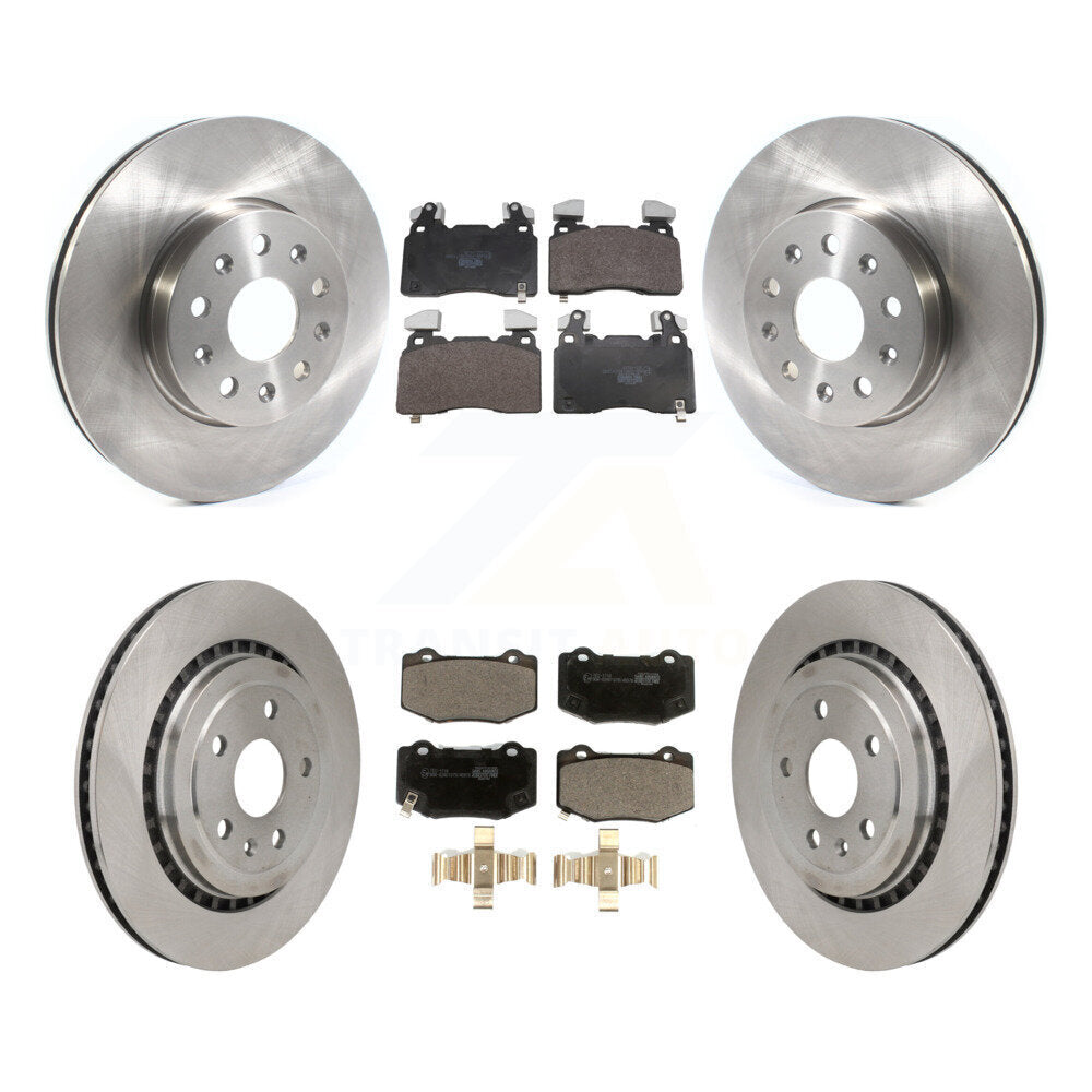 [Avant et Arrière] Disque et plaquette de frein pour 2016 Chevrolet Camaro With Brembo Brakes K8T-105844