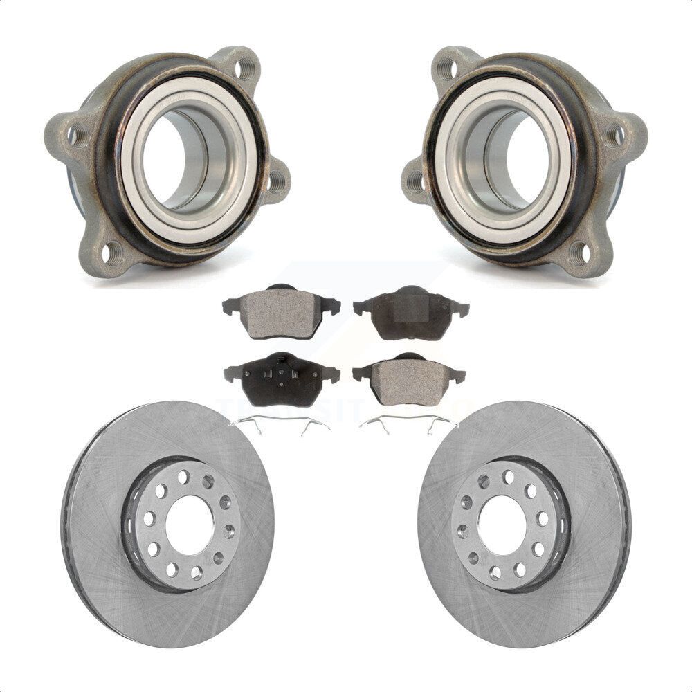 [Avant] Kit d'ensemble roulement de roue et moyeu pour Audi A4 Quattro A6 288mm Diameter Rotor KBB-100365 par Transit Auto