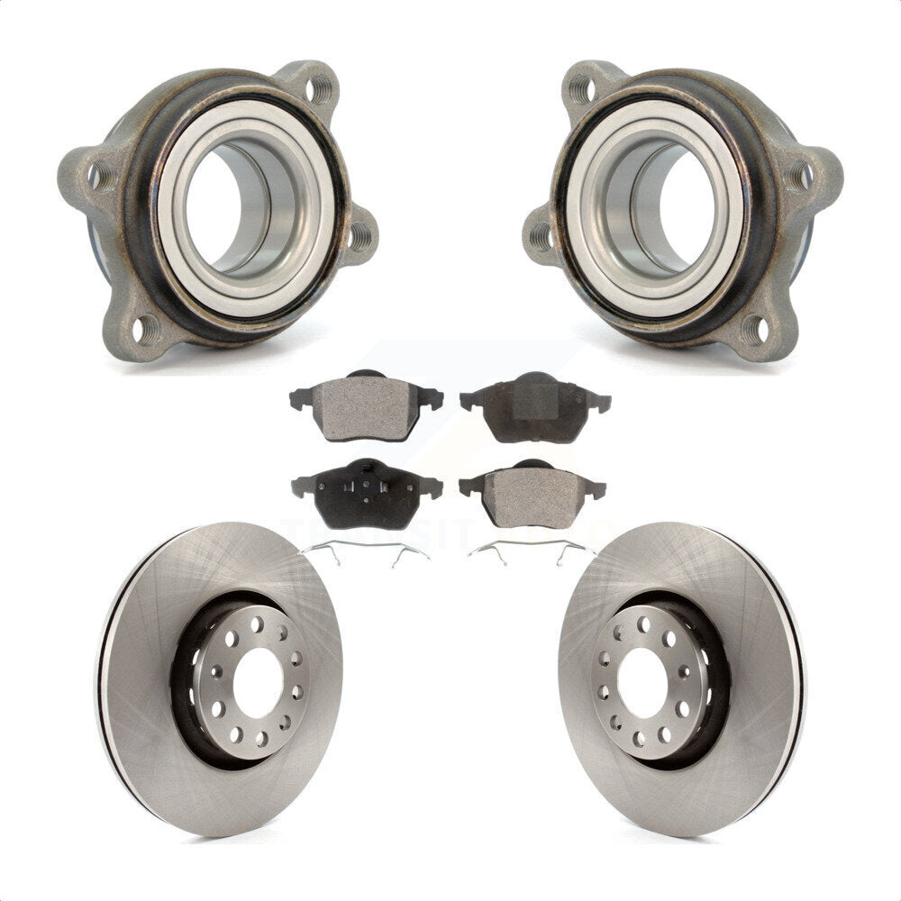 [Avant] Kit d'ensemble roulement de roue et moyeu pour Audi A4 Quattro A6 S4 S6 312mm Diameter Rotor KBB-100368 par Transit Auto