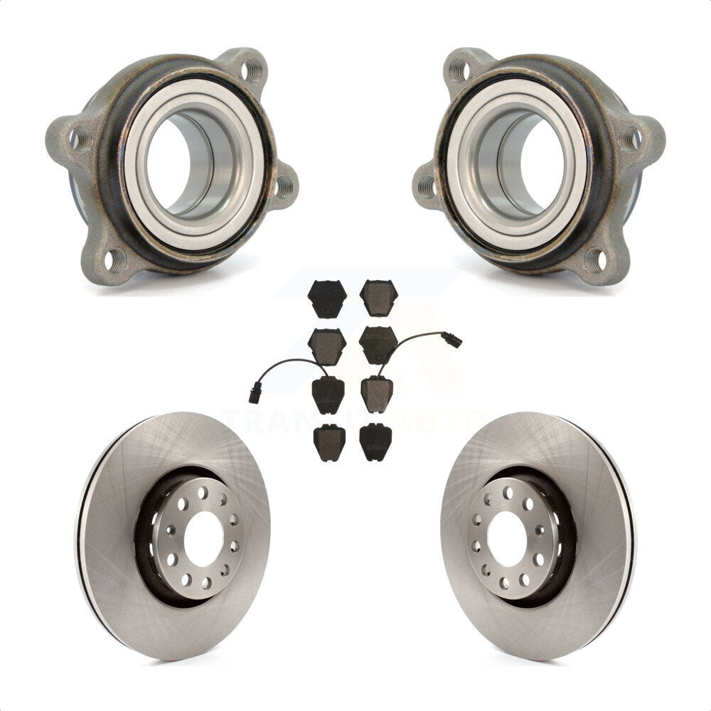 [Avant] Kit d'ensemble roulement de roue et moyeu pour 2000 Audi A8 Quattro 323mm Diameter Rotor KBB-100370 par Transit Auto