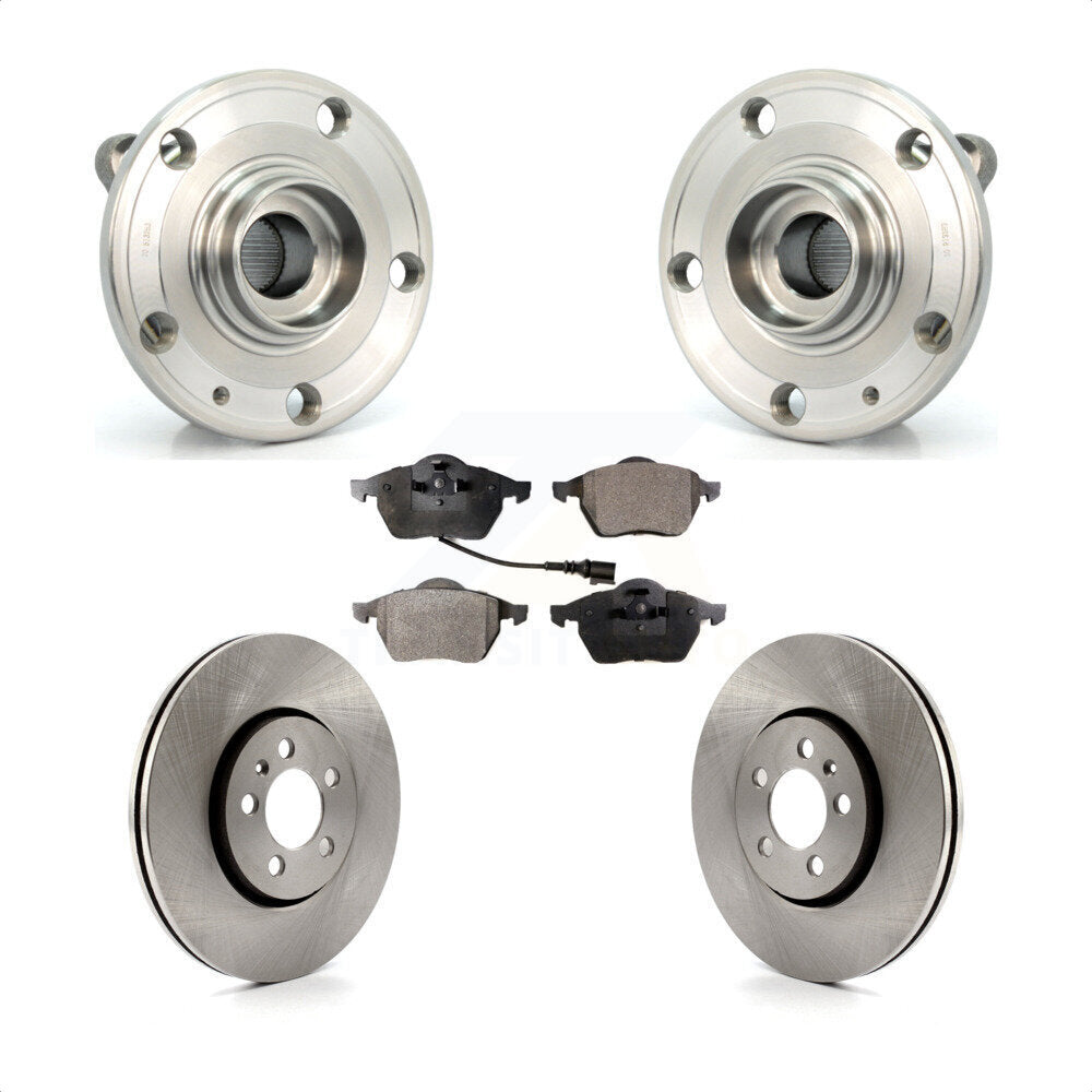 [Avant] Kit d'ensemble roulement de roue et moyeu pour 2005-2006 Volkswagen Jetta 288mm Diameter Rotor 7th 8th Digit Of VIN Is "9M" Or "1J" KBB-100550
