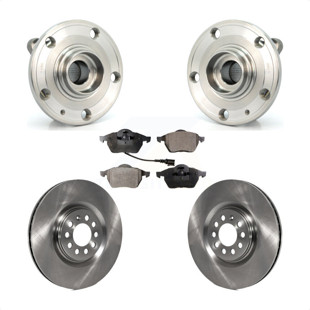 [Avant] Kit d'ensemble roulement de roue et moyeu pour 2005 Volkswagen Jetta 312mm Diameter Rotor 7th 8th Digit Of VIN Is "9M" Or "1J" KBB-100551