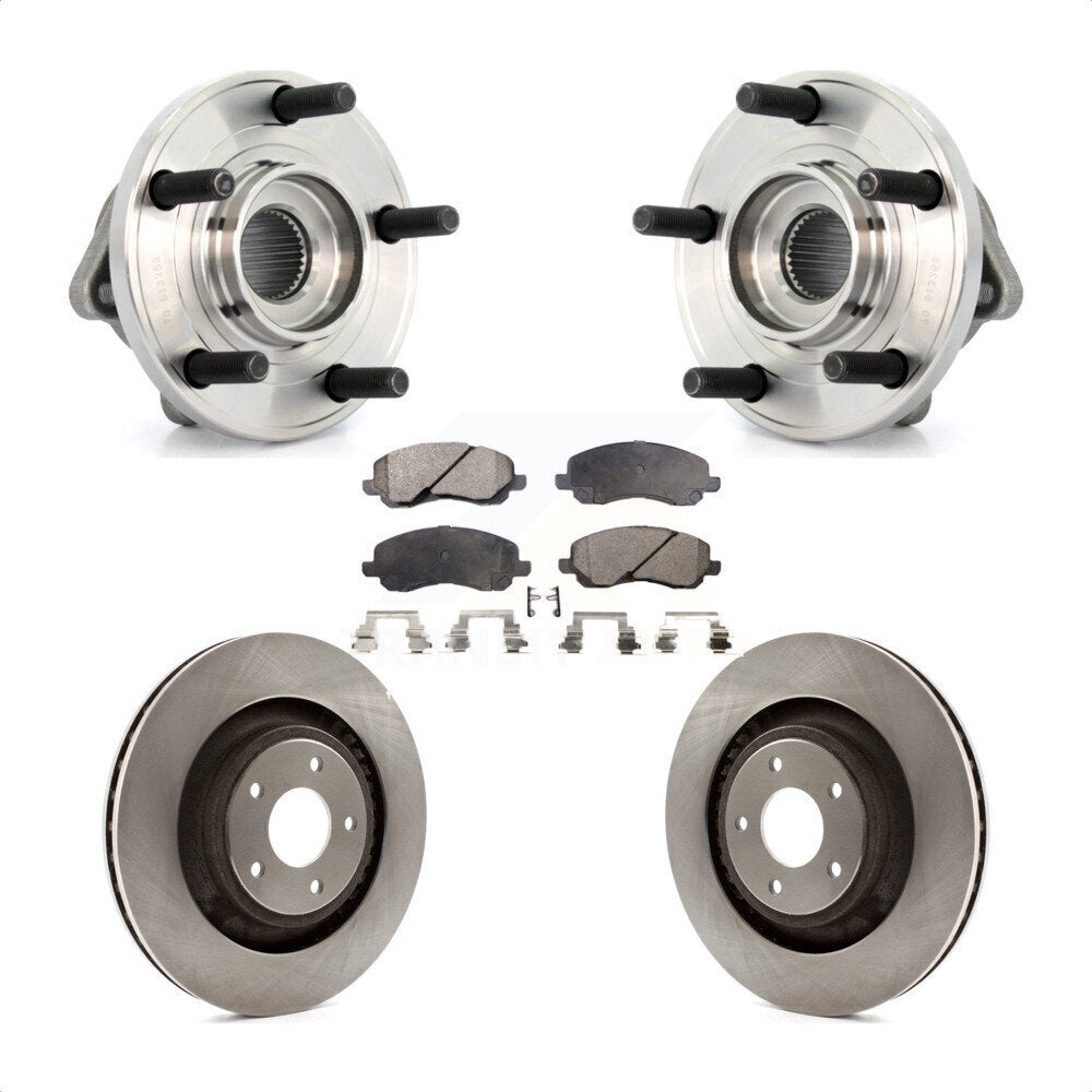 [Avant] Kit d'ensemble roulement de roue et moyeu pour 2012 Chrysler 200 Dodge Avenger 340mm Diameter Rotor KBB-100587